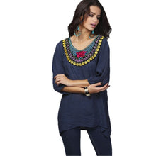 Load image into Gallery viewer, Embroidery Blouse Shirt