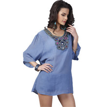 Load image into Gallery viewer, Embroidery Blouse Shirt