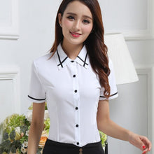 Load image into Gallery viewer, Brand Office Blouse Shirt White