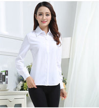 Load image into Gallery viewer, Brand Office Blouse Shirt White