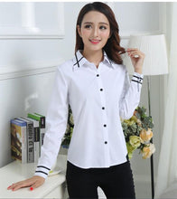 Load image into Gallery viewer, Brand Office Blouse Shirt White