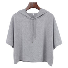 Load image into Gallery viewer, Print Hooded Harajuku T Shirt