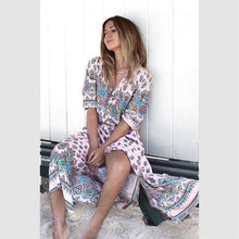 Load image into Gallery viewer, Bohemian Women Dress Summer Beach