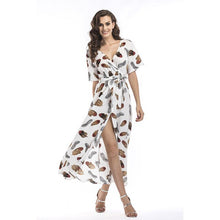 Load image into Gallery viewer, V-Neck Women Vestidos Robe Femme