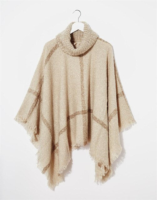 Mujer Cardigan Poncho Tricot Winter