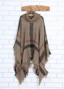 Mujer Cardigan Poncho Tricot Winter