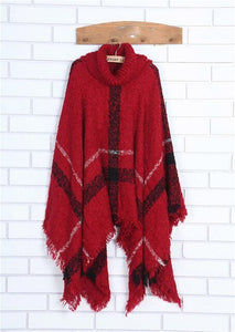 Mujer Cardigan Poncho Tricot Winter