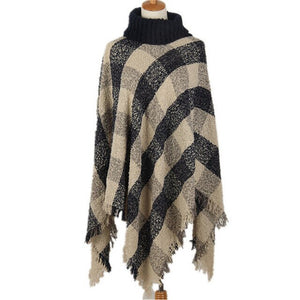 Mujer Cardigan Poncho Tricot Winter