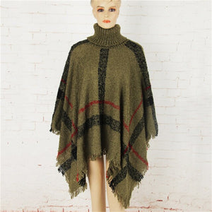 Mujer Cardigan Poncho Tricot Winter