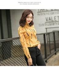 Load image into Gallery viewer, Harajuku Slim White Women Blouse Shirt