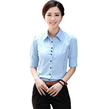 Load image into Gallery viewer, 2018 Work Wear Office Women Blouse Shirt